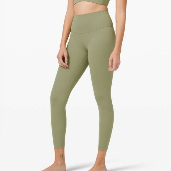 Lululemon Align HR Pant 25” leggings Rosemary Green 18 - Picture 7 of 7